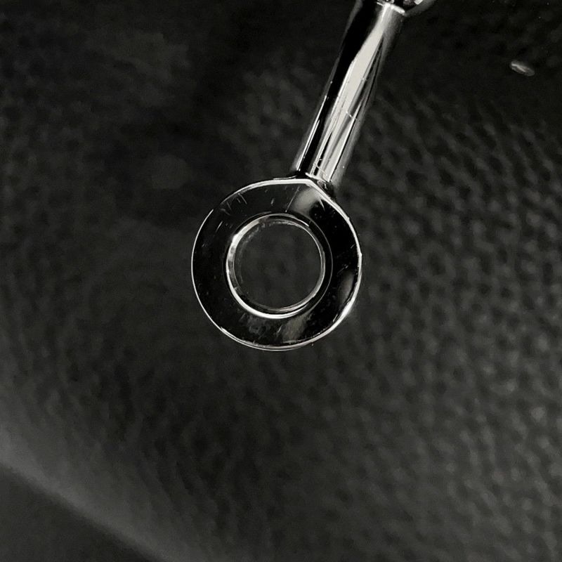 エルメス バーキン40 ブラック/シルバー金具 トゴ U刻印 HERMES Birkin ハンドバッグ 黒