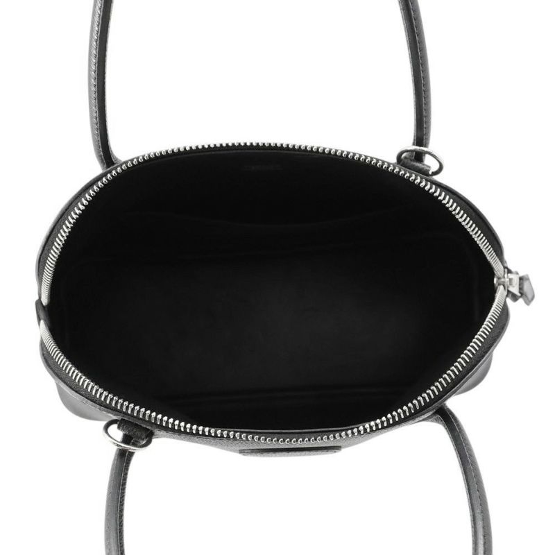 エルメス ハンドバッグ ボリード27 ブラック/シルバー金具 エプソン □Q刻印 HERMES 2wayショルダー 黒