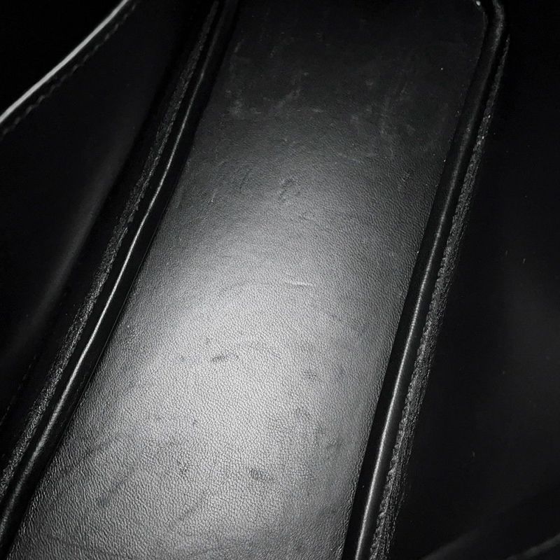 エルメス ハンドバッグ ボリード27 ブラック/シルバー金具 エプソン □Q刻印 HERMES 2wayショルダー 黒