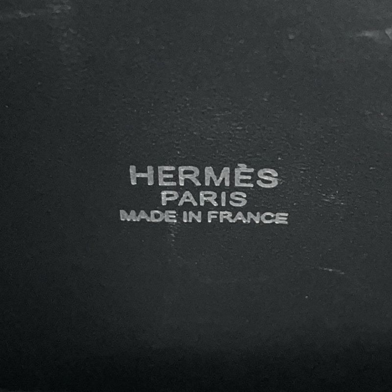 エルメス ハンドバッグ ボリード27 ブラック/シルバー金具 エプソン □Q刻印 HERMES 2wayショルダー 黒