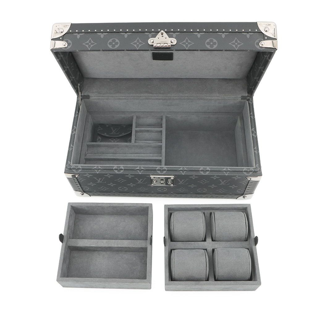 ルイヴィトン ジュエリーボックス モノグラム・エクリプス コフレ アクセソワール M44127 小物入れ 黒 ブラック