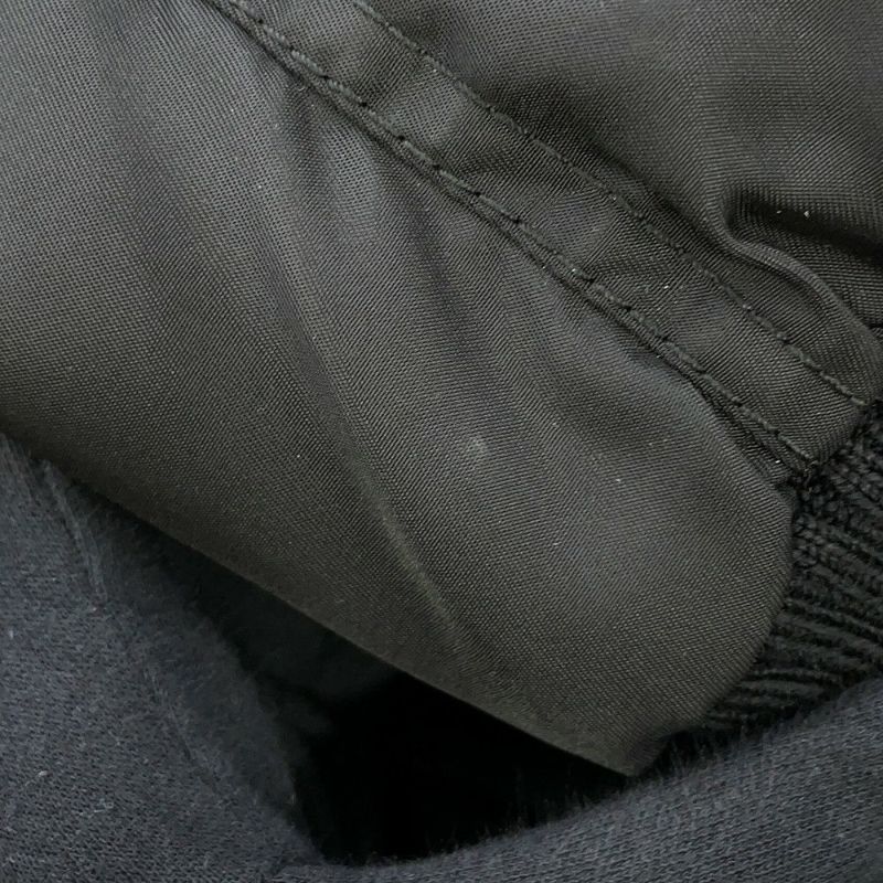 ミュウミュウ ダウンコート ロゴ ポリエステル レディースサイズ38 MS1524 Miu Miu アウター 黒