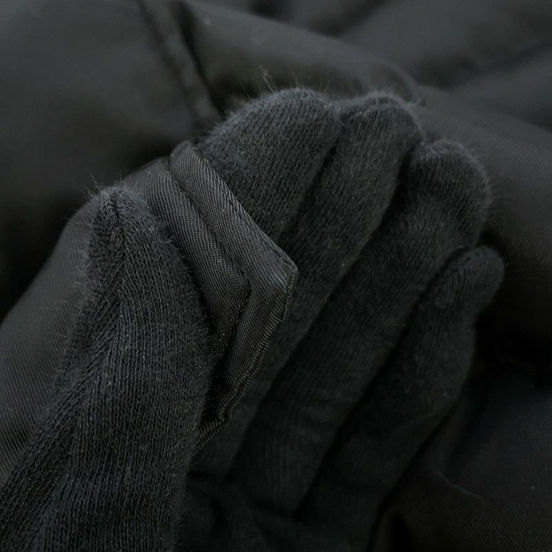 ミュウミュウ ダウンコート フォックスファー ポリエステル レディースサイズ38 MS1353 Miu Miu アウター 黒