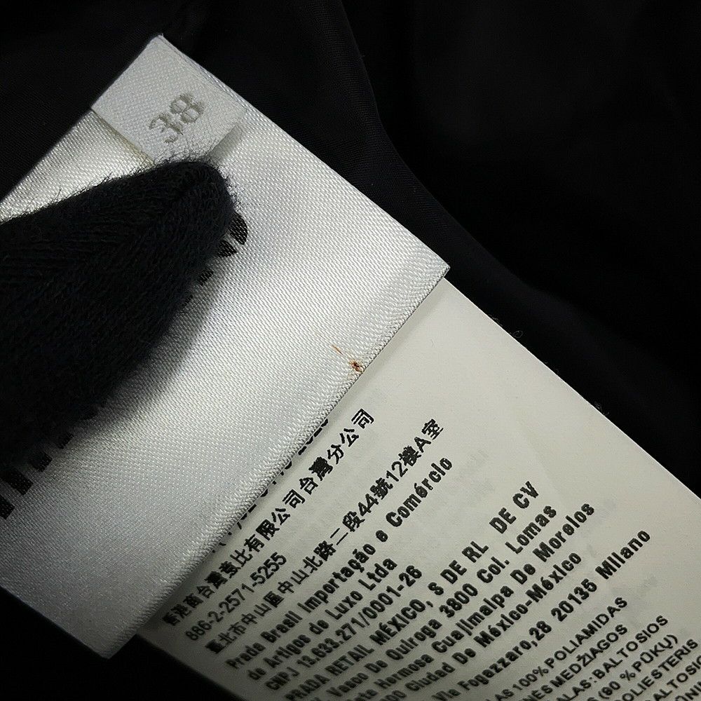 ミュウミュウ ダウンコート フォックスファー ポリエステル レディースサイズ38 MS1353 Miu Miu アウター 黒