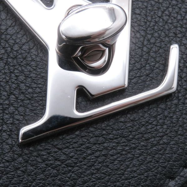 ルイヴィトン ハンドバッグ レザー ロックミー・トート MM M56099 ヴィトン バッグ 2way ショルダーバッグ ブラック 黒