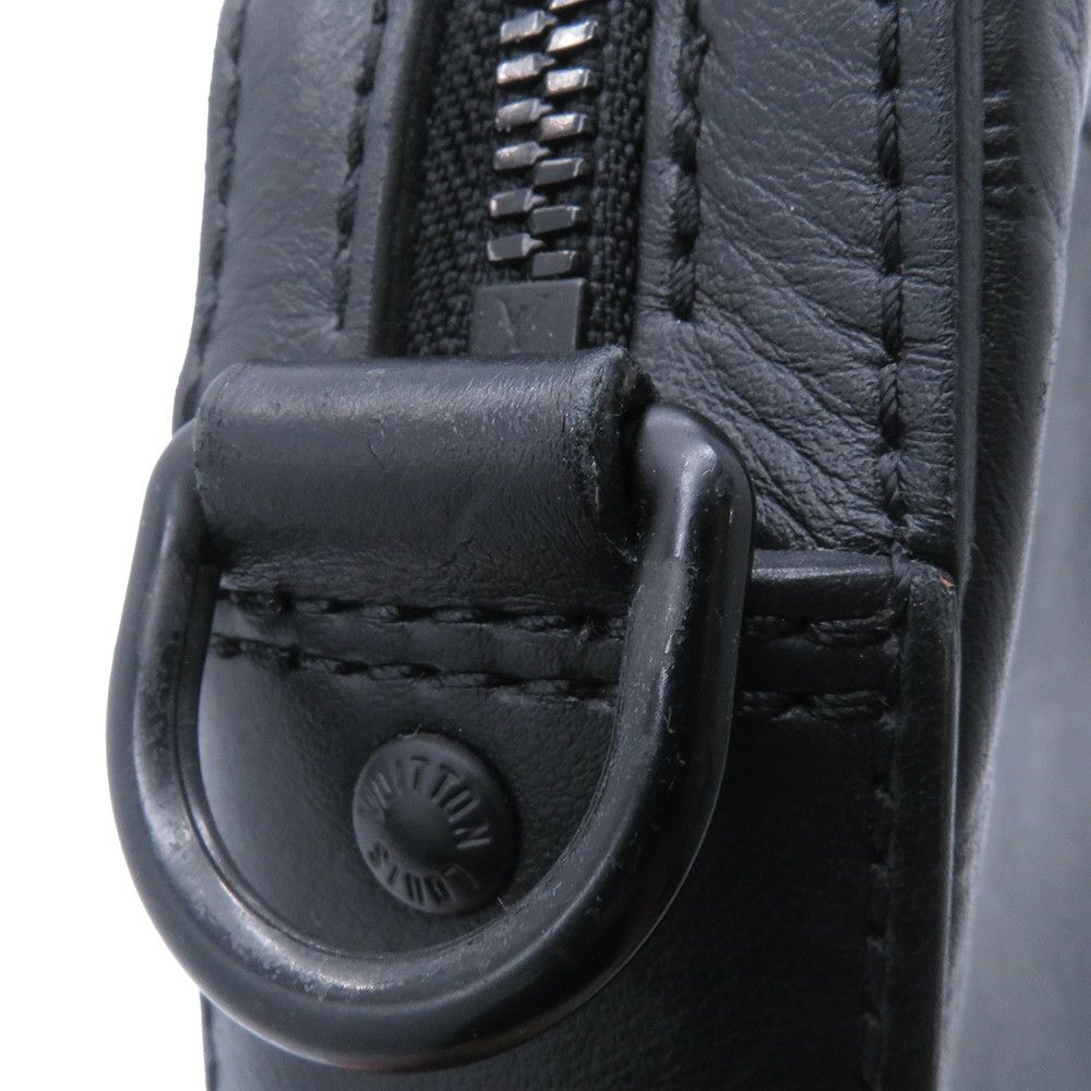 ルイヴィトン ショルダーバッグ モノグラム・シャドウ デュオ・メッセンジャー M69827 LOUIS VUITTON ヴィトン 黒 ブラック