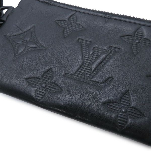 ルイヴィトン ショルダーバッグ モノグラム・シャドウ デュオ・メッセンジャー M69827 LOUIS VUITTON ヴィトン 黒 ブラック