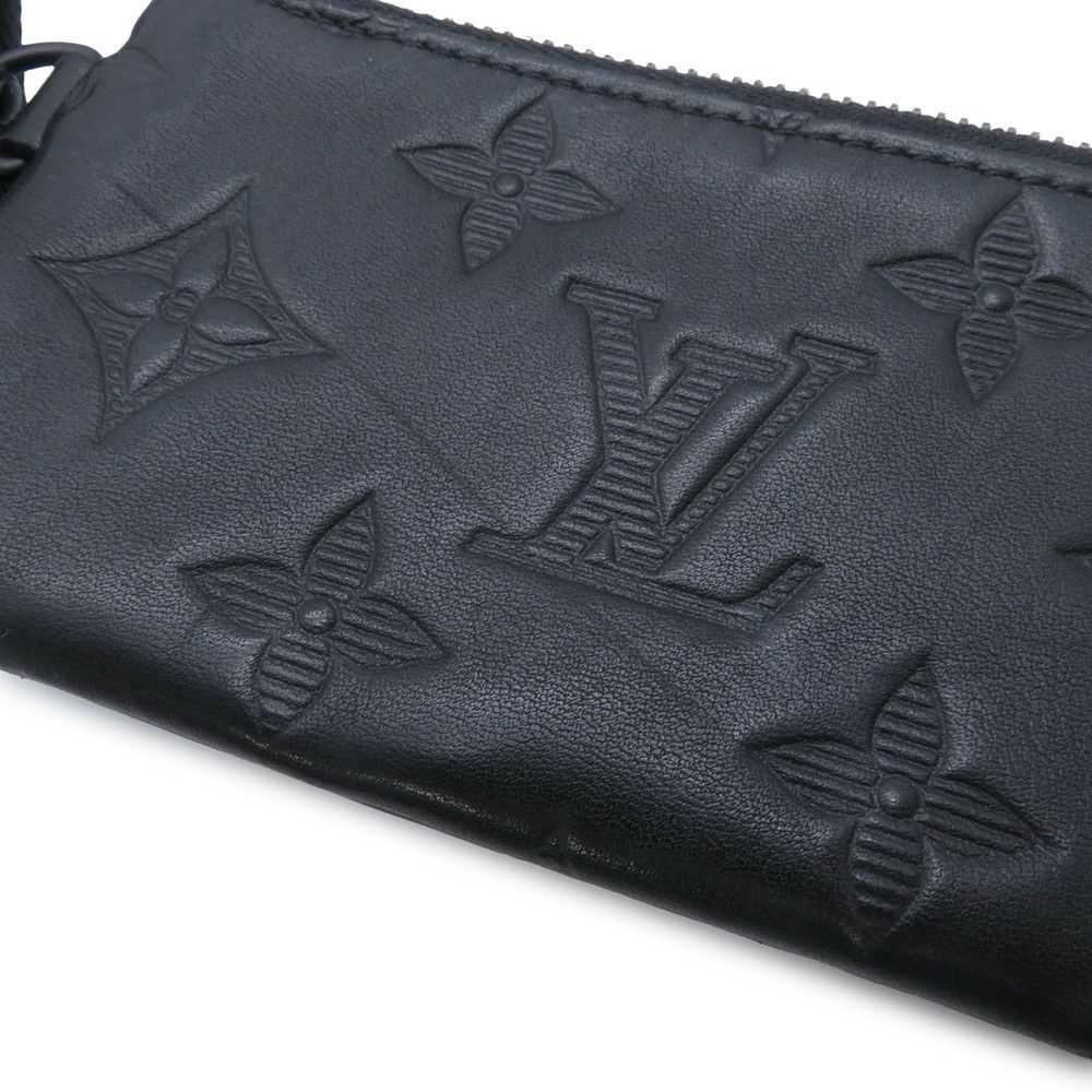 ルイヴィトン ショルダーバッグ モノグラム・シャドウ デュオ・メッセンジャー M69827 LOUIS VUITTON ヴィトン 黒 ブラック