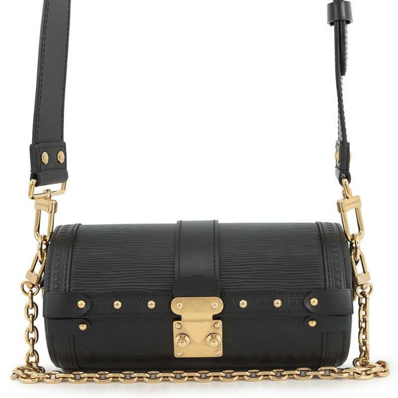 ルイヴィトン ショルダーバッグ エピ パピヨントランク M58655 LOUIS VUITTON ヴィトン 2way ブラック 黒