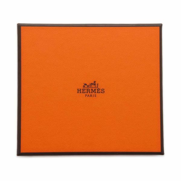 エルメス コインケース バスティア モーヴシルベストル/シルバー金具 シェブルミゾル Z刻印 HERMES シェーブル