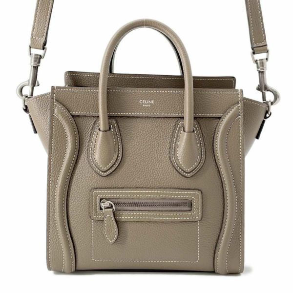 セリーヌ ハンドバッグ ラゲージ ナノショッパー 189243 CELINE バッグ 2wayショルダーバッグ