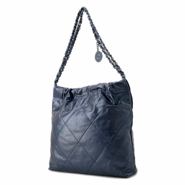 シャネル ハンドバッグ CHANEL 22 マトラッセ スモール シャイニーカーフ AS3260 CHANEL ポーチ付き