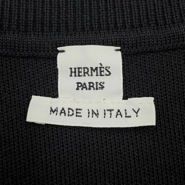 エルメス ワンピース フロントチャーム タイト ドレス レディースサイズ36 HERMES アパレル 黒