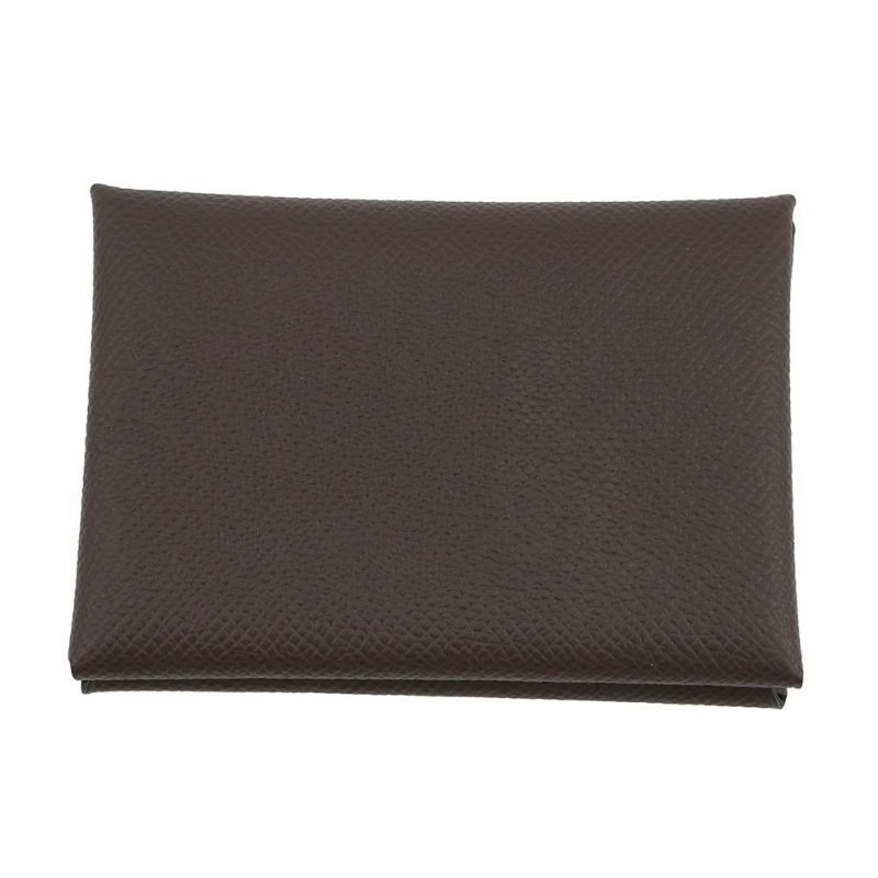 エルメス コインケース カルヴィ デュオ ルージュセリエ/シルバー金具 エプソン W刻印