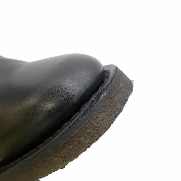 シャネル ブーツ ダブル ココマーク レザー レディースサイズ36C G31285 CHANEL 靴 ショートブーツ 黒