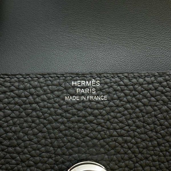 エルメス カードケース ドゴン グリミスティ/シルバー金具 トリヨンクレマンス B刻印 HERMES 名刺入れ