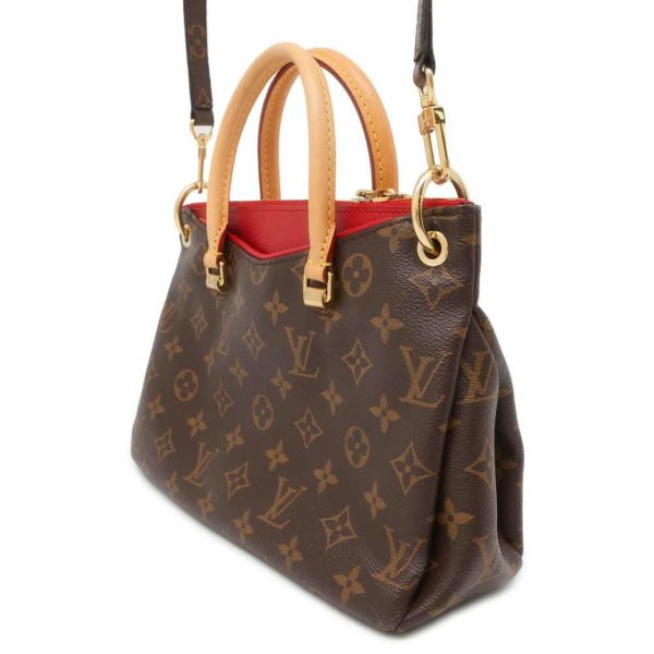 ルイヴィトン ハンドバッグ モノグラム パラスBB M41241 LOUIS VUITTON 2wayショルダーバッグ レッド