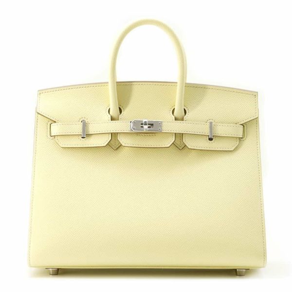 エルメス バーキン25 セリエ ジョーヌミルトン/シルバー金具 エプソン W刻印 HERMES Birkin ハンドバッグ