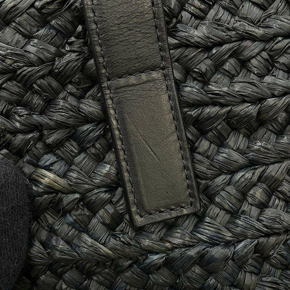 サンローランパリ トートバッグ パニエ スモール バスケットバッグ 579518 SAINT LAURENT PARIS かごバッグ 黒