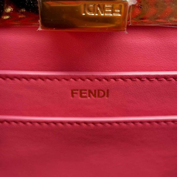 フェンディ ハンドバッグ ピーカブー アイシーユー 編み込み スモール 8BN327 FENDI 2wayショルダーバッグ