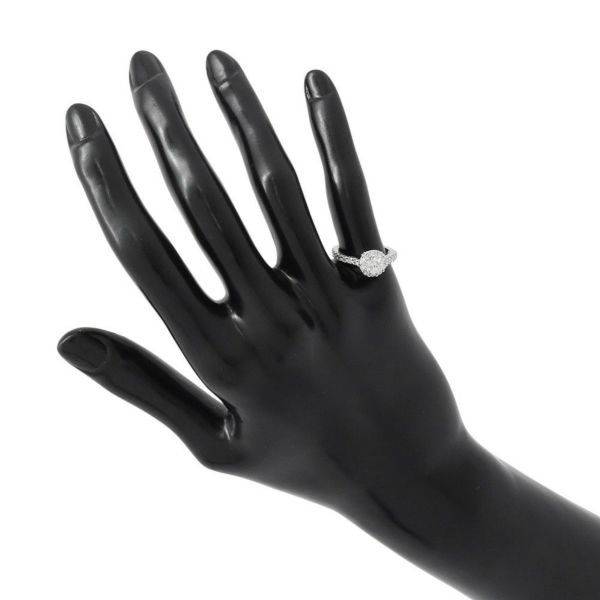 グラフ リング アイコン ラウンド ダイヤモンド エンゲージメントリング ダイヤ 中石0.50ct K18WG リングサイズ約9号 GIA鑑定書付き 指輪