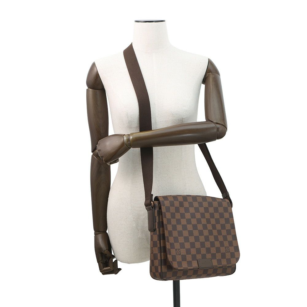 ルイヴィトン ショルダーバッグ ダミエ・エベヌ ディストリクトPM N41213 LOUIS VUITTON