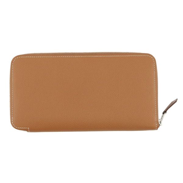 エルメス 長財布 アザップロング シルクイン ゴールド/シルバー金具 エプソン Y刻印 HERMES 財布
