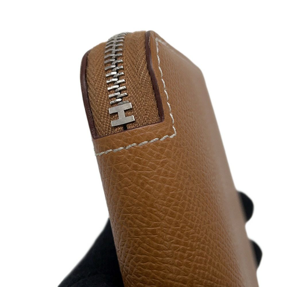 エルメス 長財布 アザップロング シルクイン ゴールド/シルバー金具 エプソン Y刻印 HERMES 財布