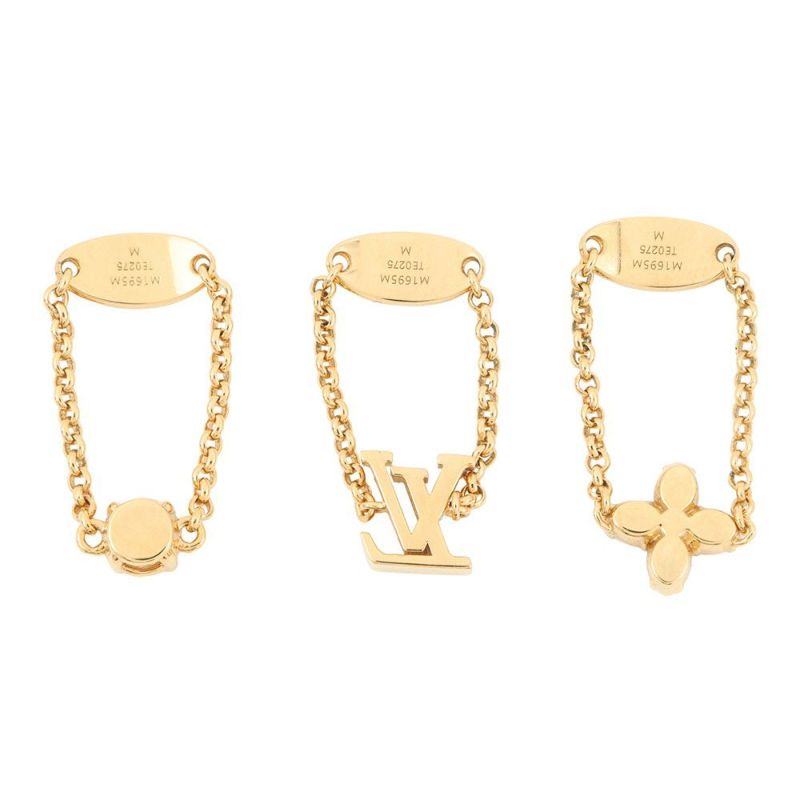 ルイヴィトン リング セット リング･レディ LV ラインストーン サイズM M1695M LOUIS VUITTON 指輪