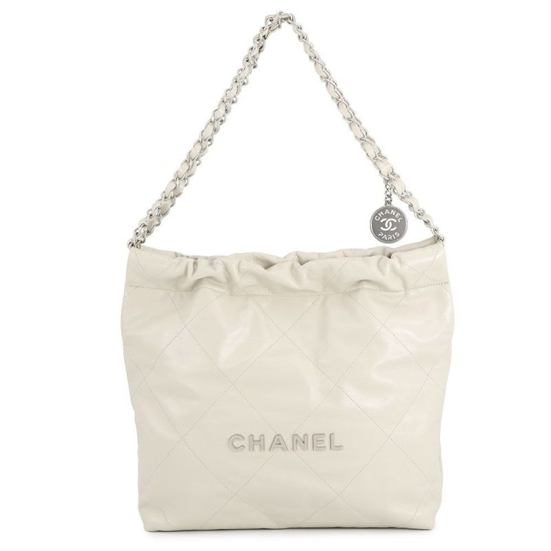 シャネル ハンドバッグ シャネル22 シャイニーカーフレザー AS3260 CHANEL