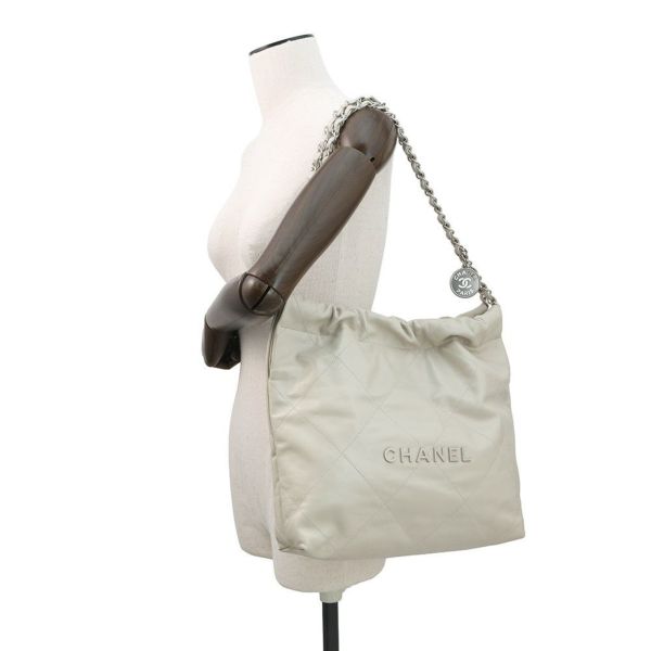 シャネル ハンドバッグ シャネル22 シャイニーカーフレザー AS3260 CHANEL