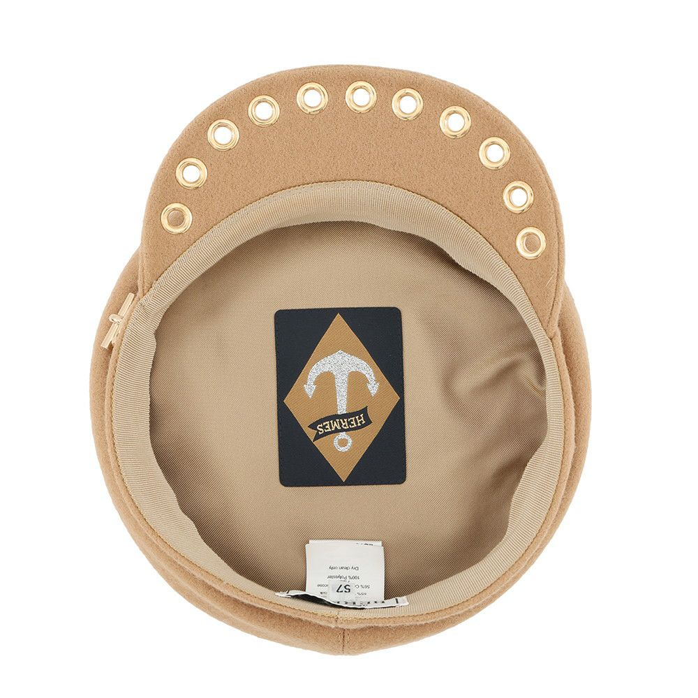 エルメス キャスケット ヴォーバン・セーラー ウール サイズ57 HERMES 帽子