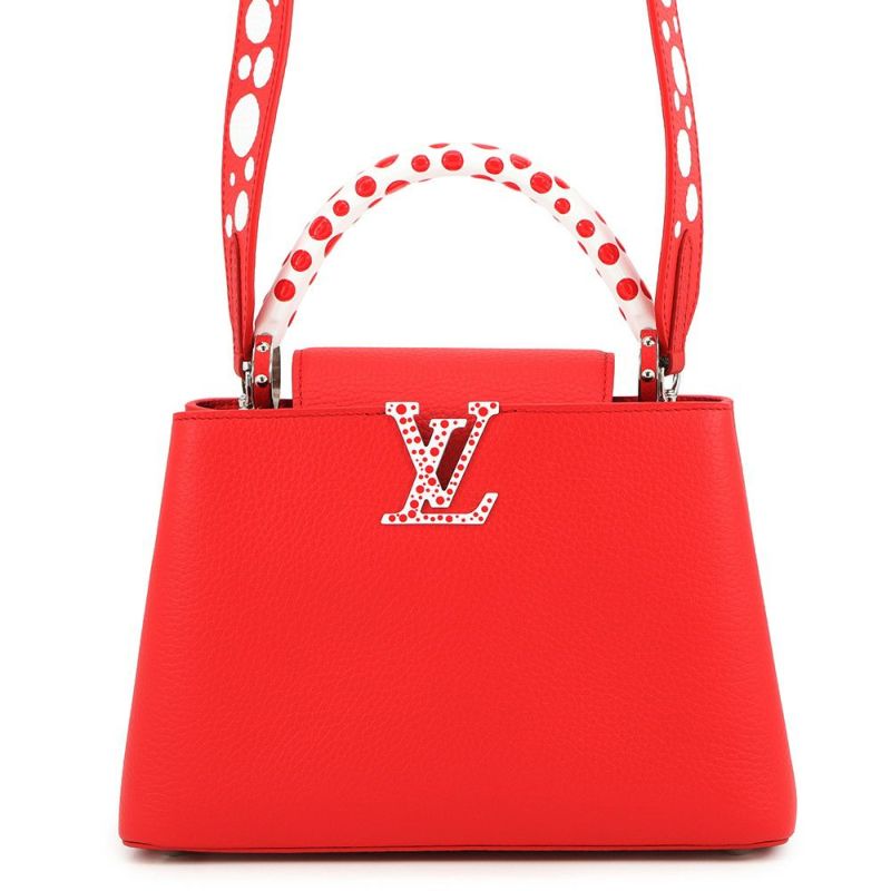 ルイヴィトン ハンドバッグ トリヨンレザー インフィニティ ドット LV×YK カプシーヌBB M21635 2way 日本限定 草間彌生