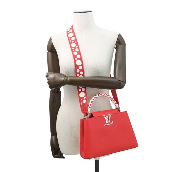 ルイヴィトン ハンドバッグ トリヨンレザー インフィニティ ドット LV×YK カプシーヌBB M21635 2way 日本限定 草間彌生