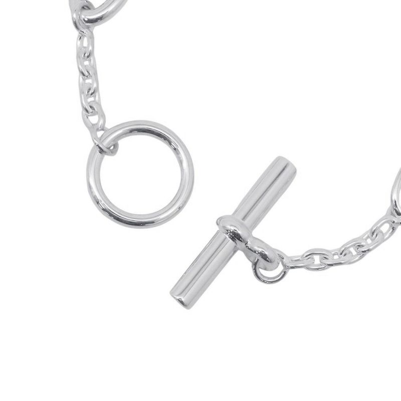 エルメス ブレスレット シェーヌダンクル ファランドール SV925シルバー サイズST HERMES ジュエリー