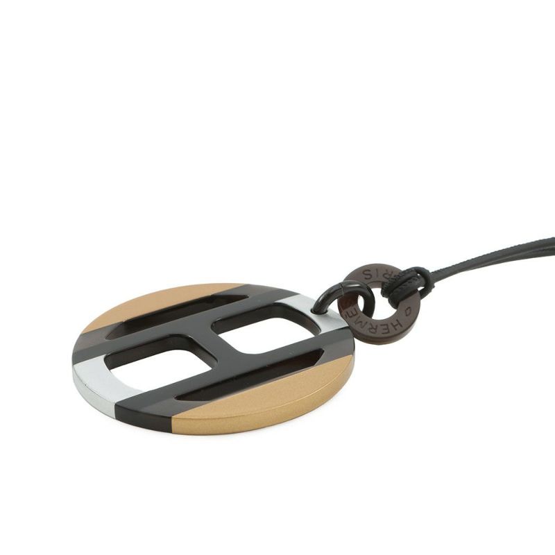エルメス ネックレス Hエキップ Equipe バッファローホーン イリュージョン ドゥ ニュイ HERMES アクセサリー