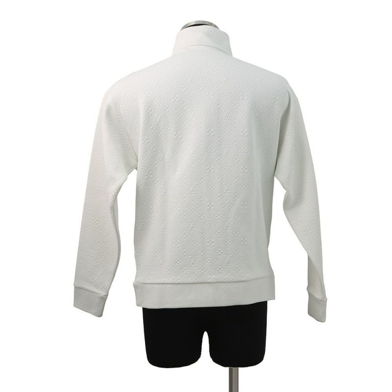 ルイヴィトン ジャケット LVSE モノグラム フリーストラックスーツ メンズズサイズXS 1AATUL LOUIS VUITTON 白