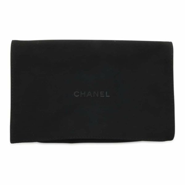 シャネル チェーンウォレット マトラッセ ココマーク シャイニーラムスキン AP3938 CHANEL 財布 黒