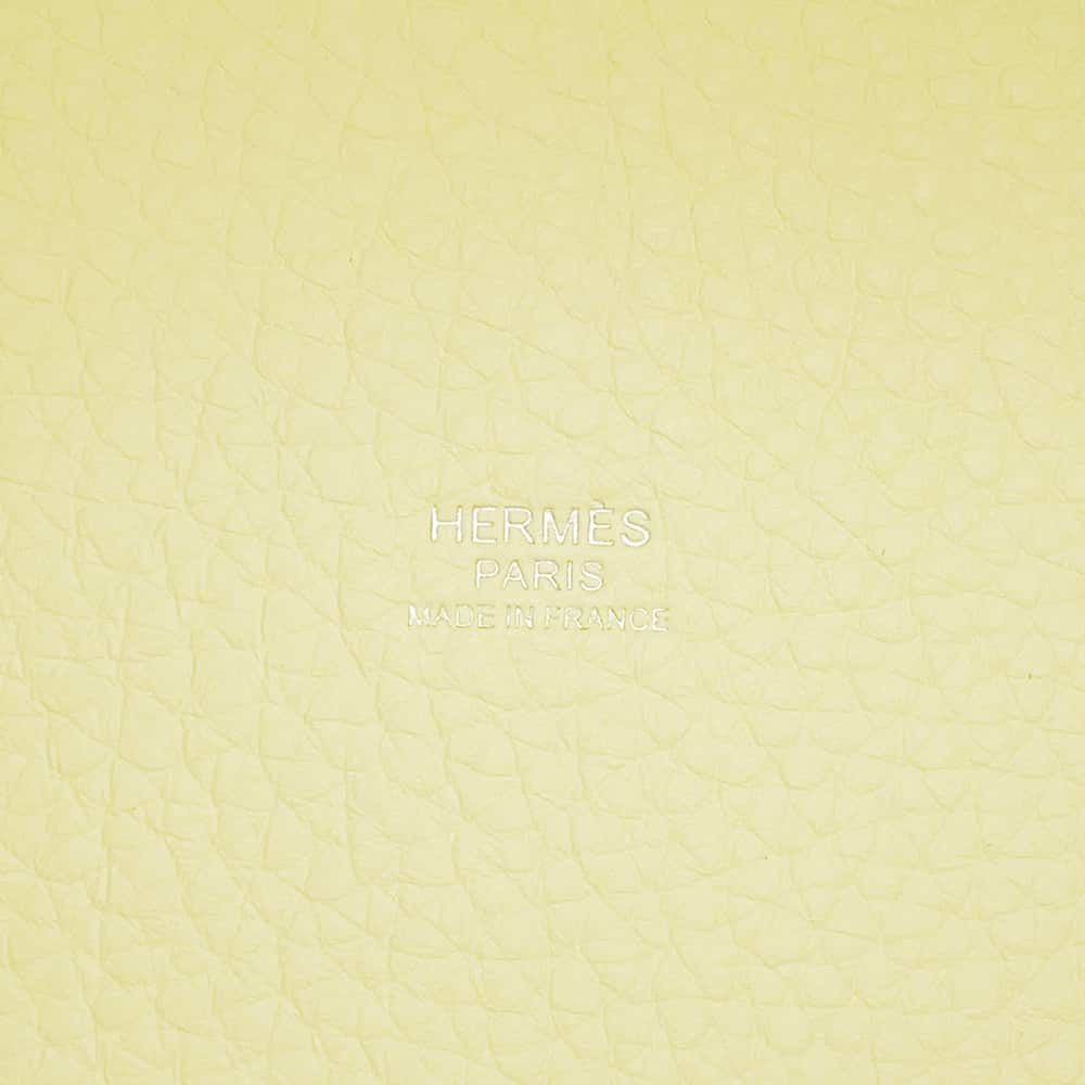 エルメス ハンドバッグ ピコタンロックPM ジョーヌミルトン/シルバー金具 トリヨンクレマンス W刻印