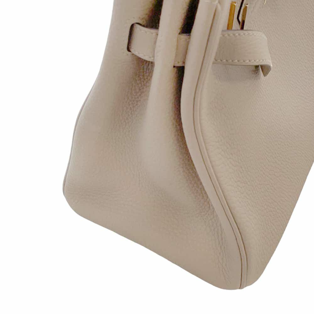 エルメス バーキン30 トゥルティエールグレー/ピンクゴールド金具 トゴ C刻印 HERMES Birkin ハンドバッグ