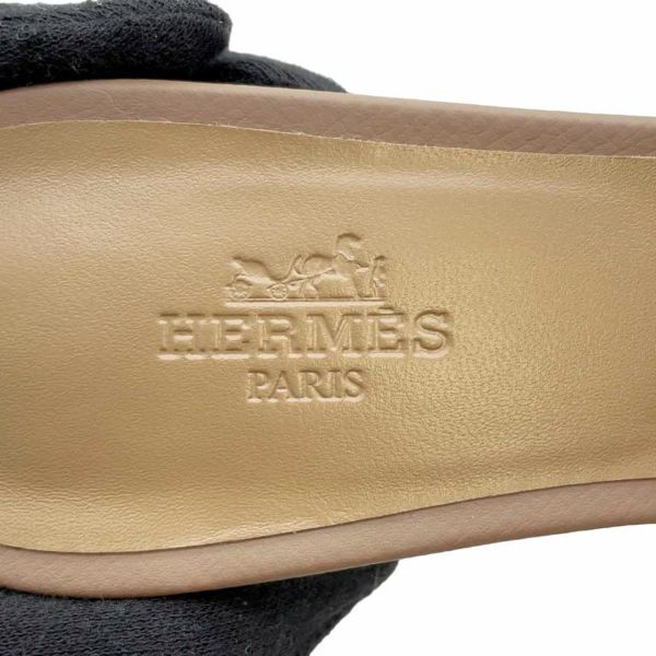 エルメス サンダル オアジス Oasis レザー レディースサイズ36 1/2 HERMES 靴