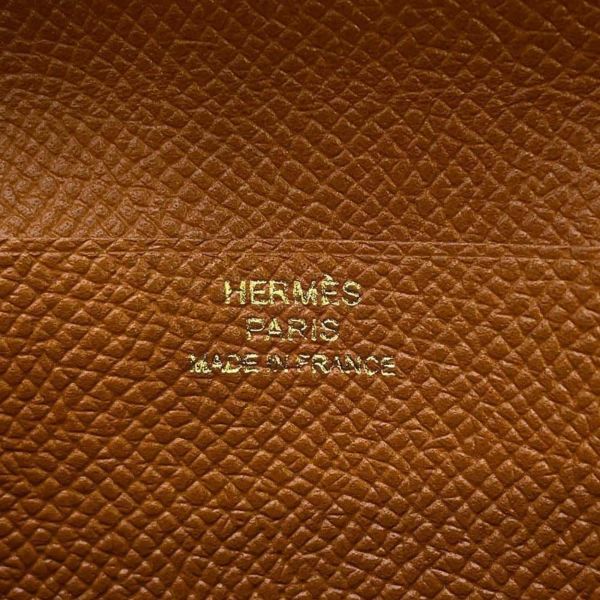 エルメス 長財布 ベアンクラシック ゴールド/ゴールド金具 エプソン A刻印 HERMES 財布