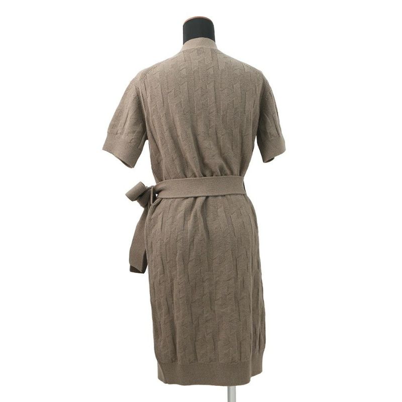 エルメス ロングカーディガン Hモチーフ ウール レディースサイズ36 HERMES トップス