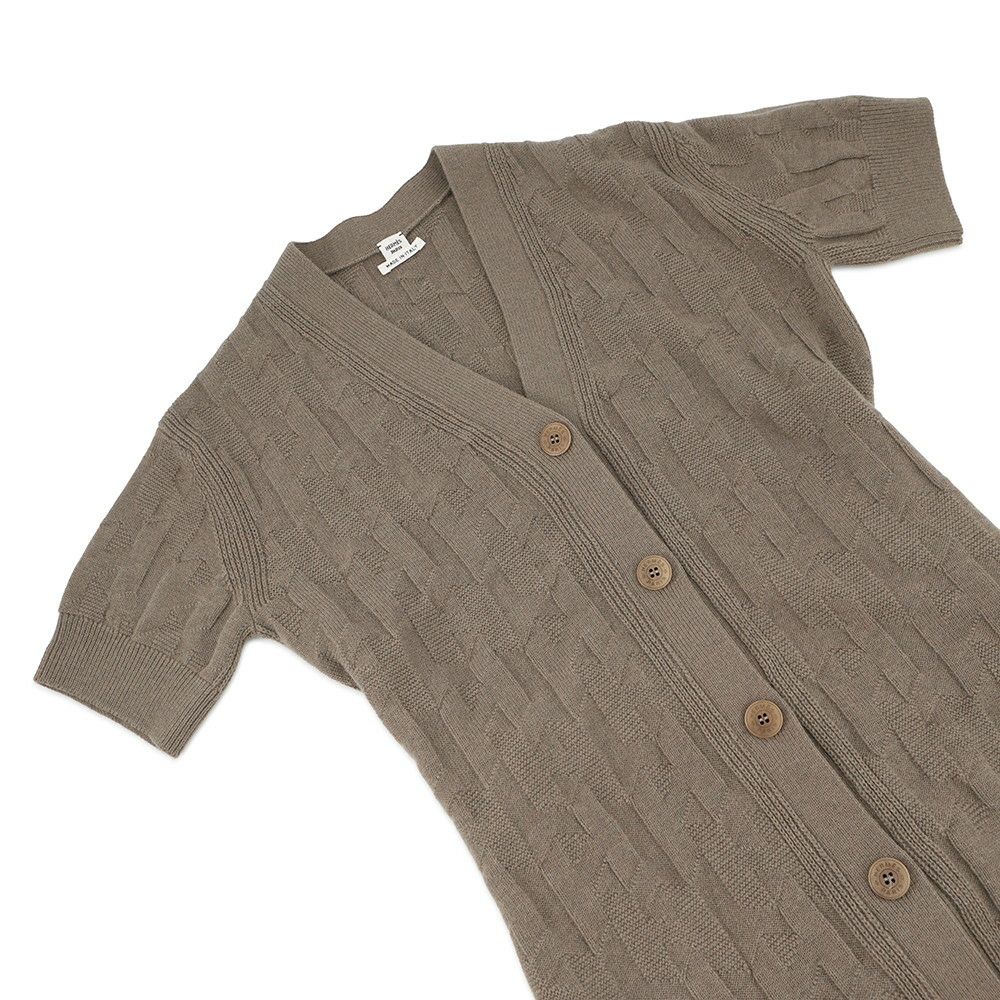 エルメス ロングカーディガン Hモチーフ ウール レディースサイズ36 HERMES トップス