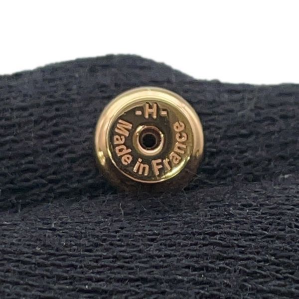 エルメス ピアス ミニ・マイヨン ブラック/ピンクゴールド金具 HERMES アクセサリー