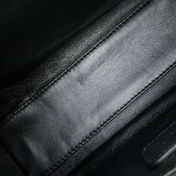 ロエベ ハンドバッグ アマソナ23 レオパード柄 ハラコ レザー 352.99.H71 LOEWE 2way 黒