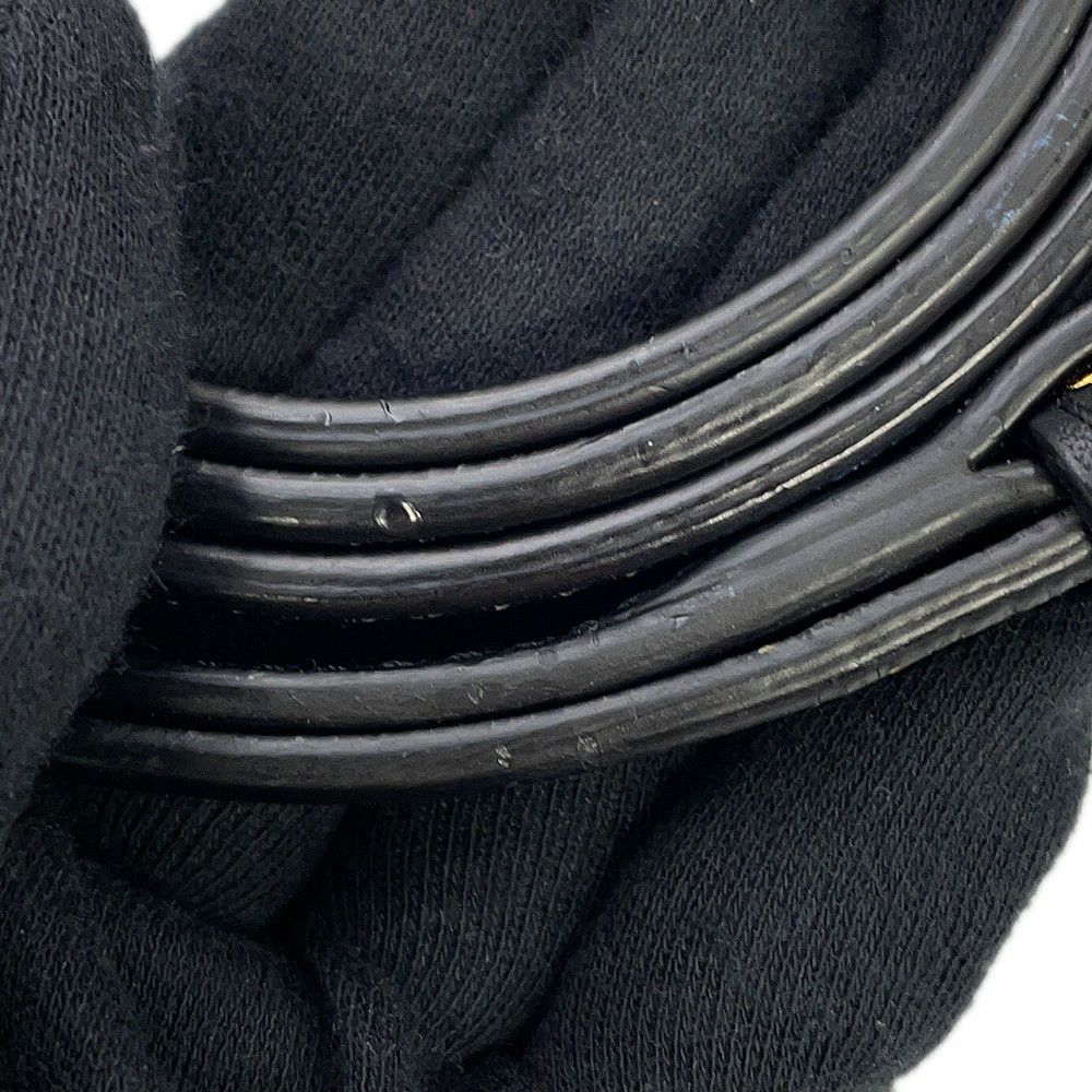 ロエベ ハンドバッグ アマソナ23 レオパード柄 ハラコ レザー 352.99.H71 LOEWE 2way 黒