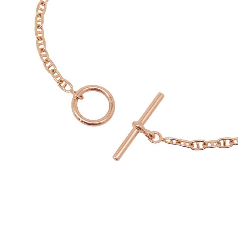 エルメス ブレスレット シェーヌダンクル ファランドール K18PGピンクゴールド サイズST HERMES ジュエリー