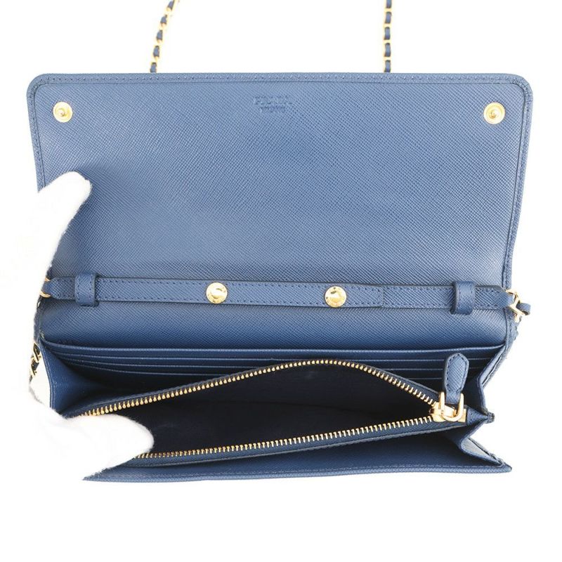 プラダ チェーンウォレット サフィアーノレザー 1M1290 PRADA 財布
