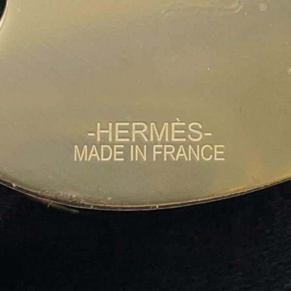 エルメス スカーフリング ゼブラ メタル HERMES アクセサリー 黒